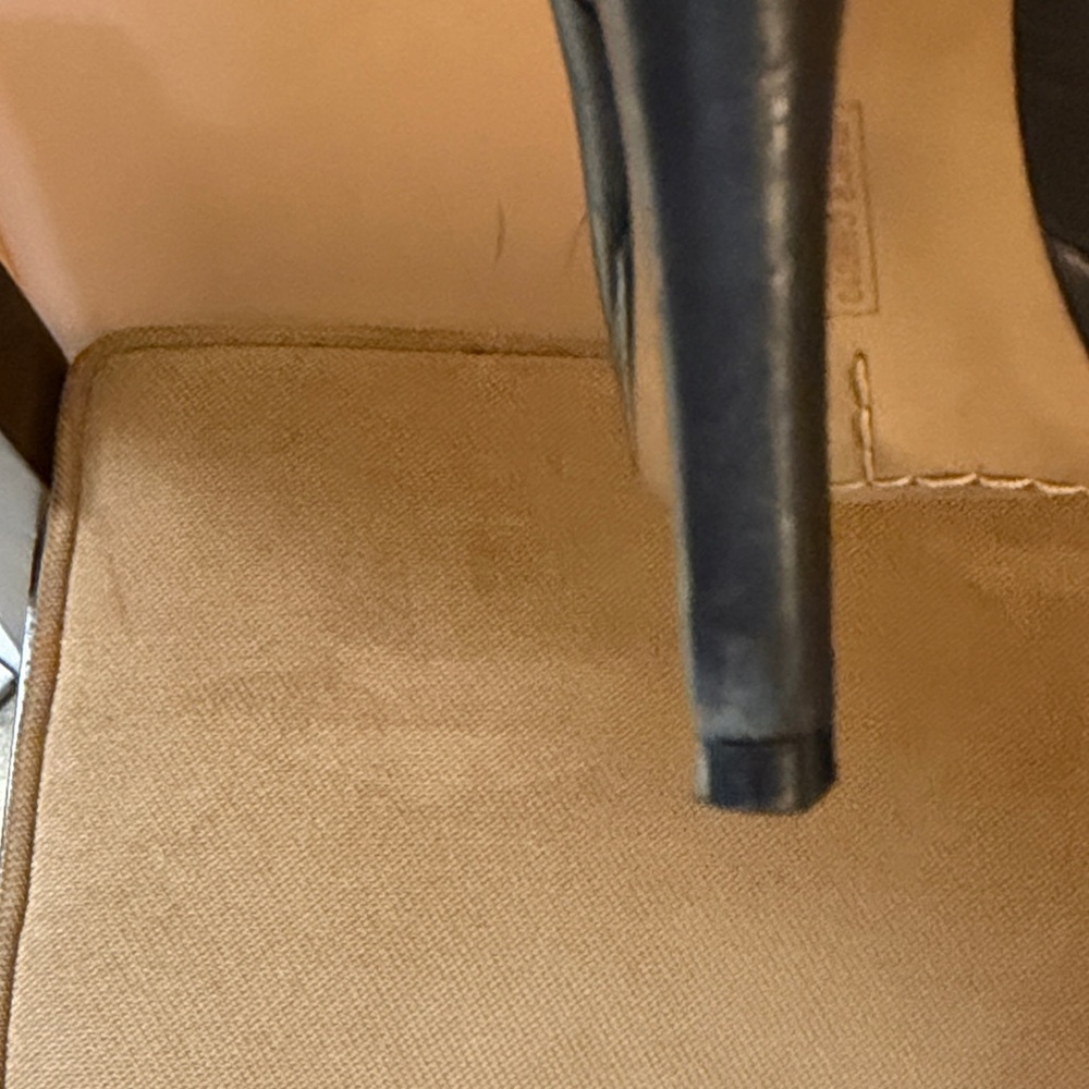 Vince Camuto Black Leather Ankle Booties - Picture 9 of 10